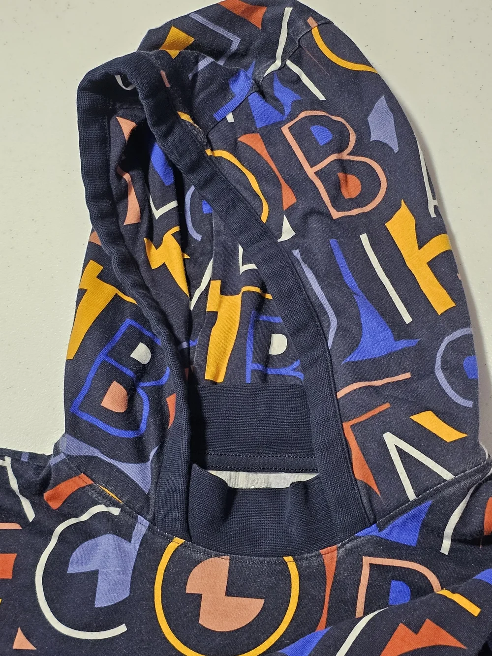 Columbia Sportswear Crew Neck Hooded Y2K Retro All Over Spell Out XL